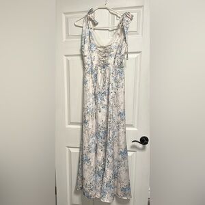 altar'd state jacindy satin maxi dress Altar'd State Jacindy Floral Maxi Dress